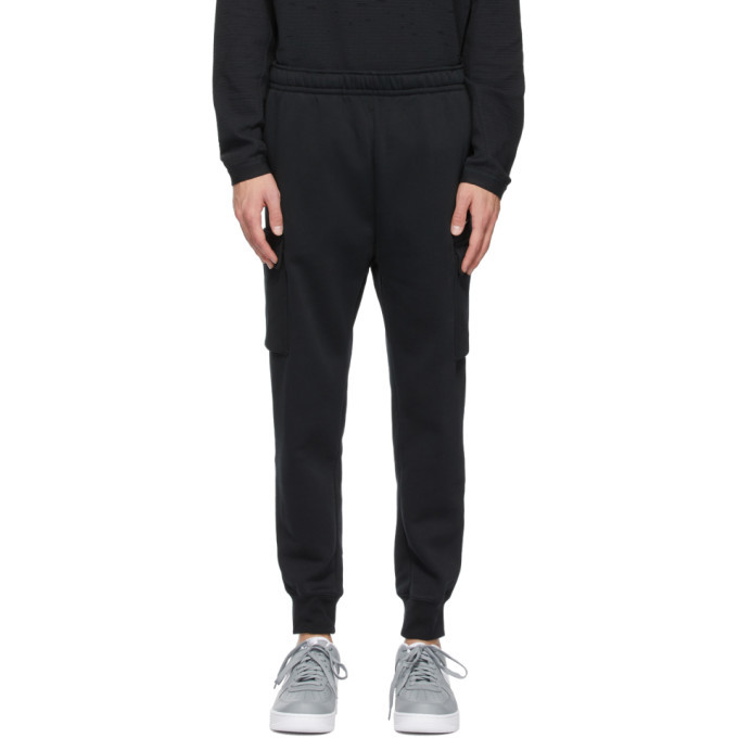 nike black sportswear club lounge pants