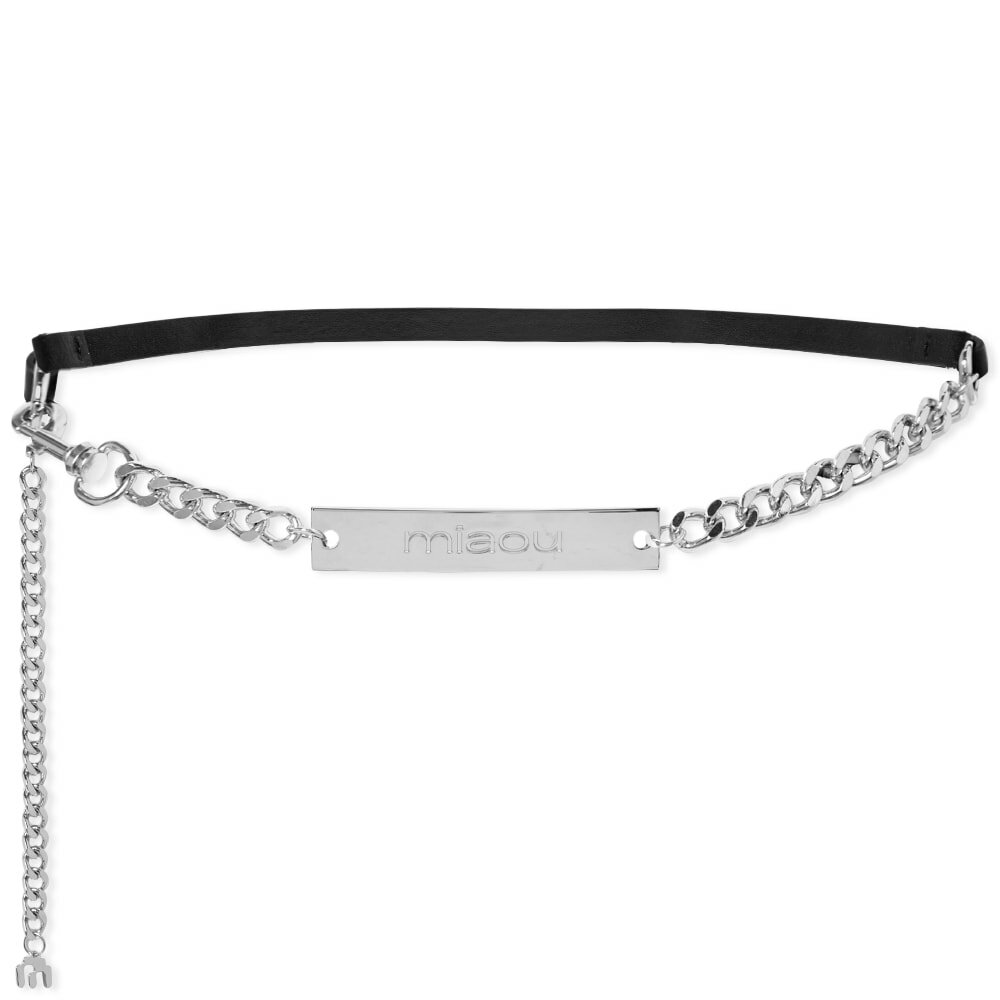 Miaou Women's Rivoli Chain Belt in Black Miaou