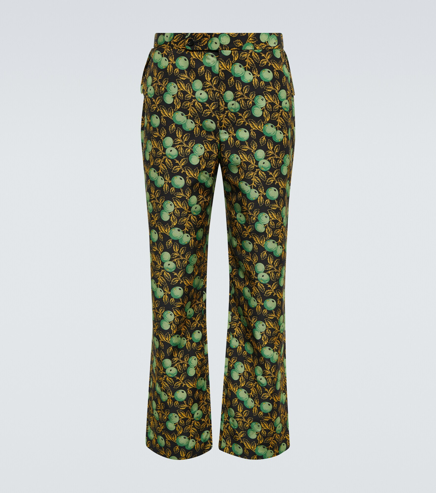 Bode - Gooseberry cotton and silk pants Bode