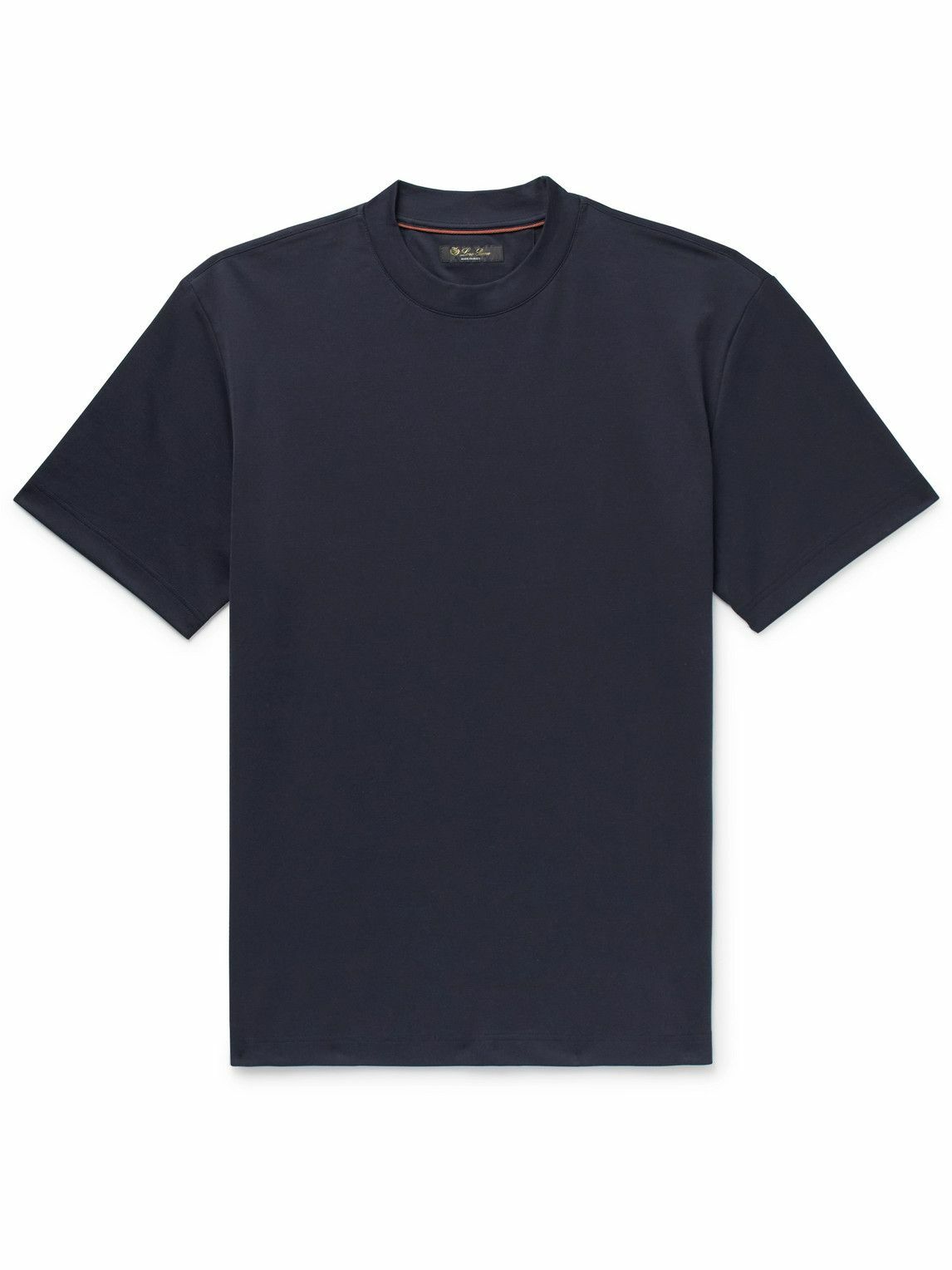 Loro Piana - Cotton-Jersey T-Shirt - Blue Loro Piana