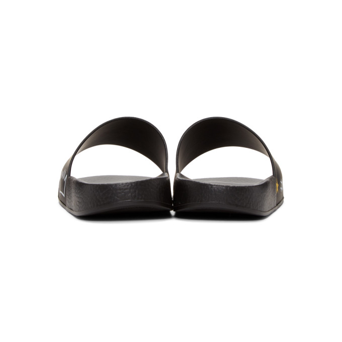 dolce and gabbana graffiti slides