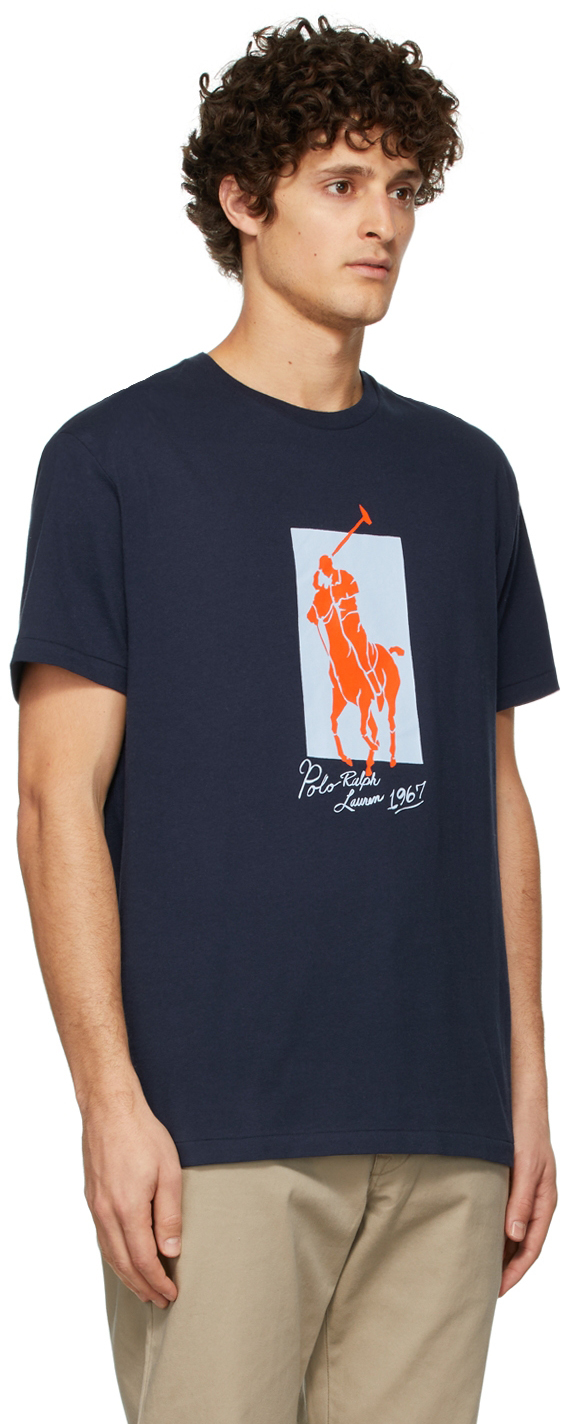 Polo Ralph Lauren Navy Pony Graphic T-Shirt Polo Ralph Lauren