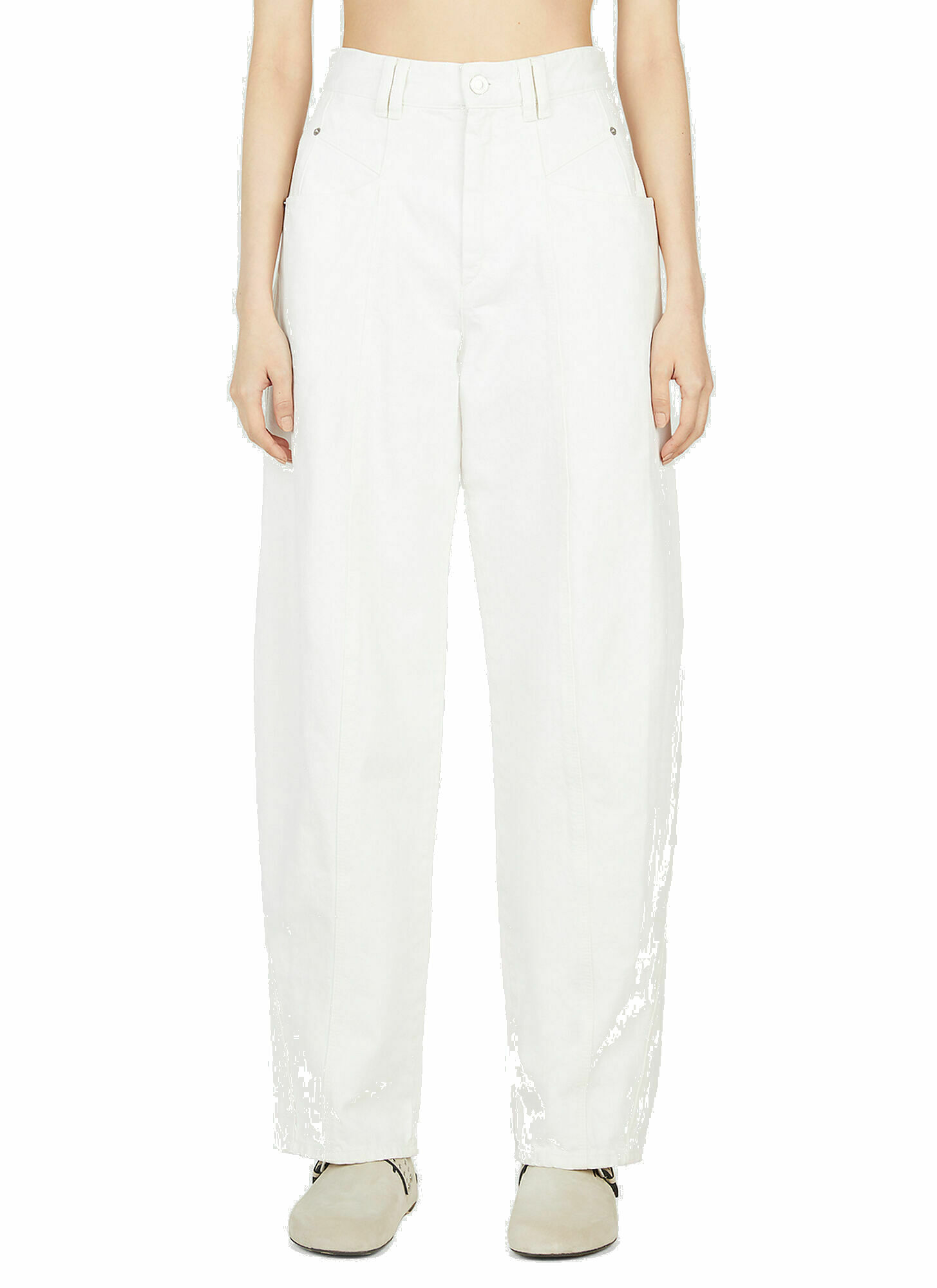 Isabel Marant - Vetan Jeans in White Isabel Marant
