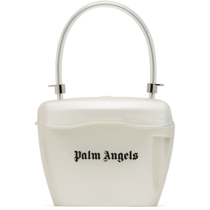 white palm angels padlock bag