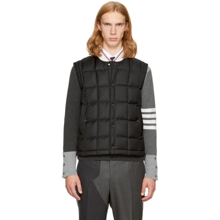 thom browne down vest