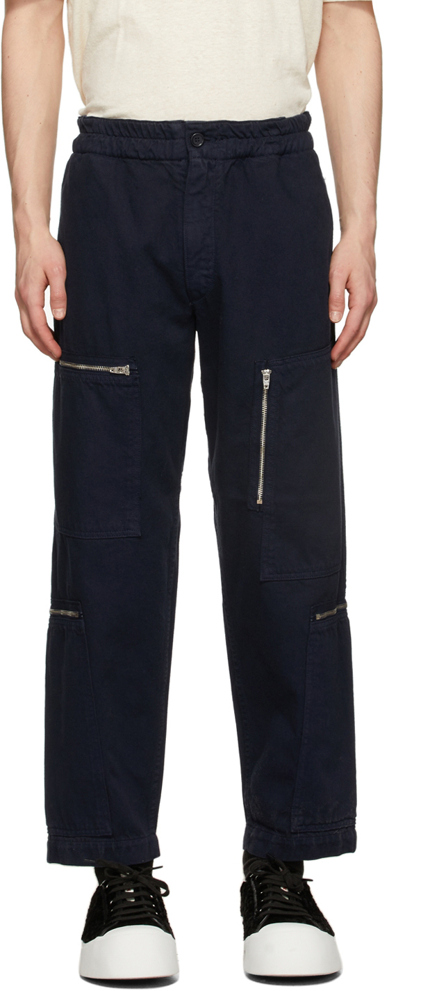 YMC Navy Organic Cotton Flight Cargo 