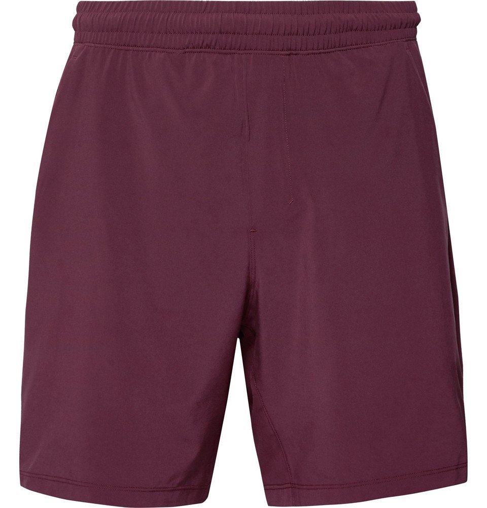 maroon lululemon shorts