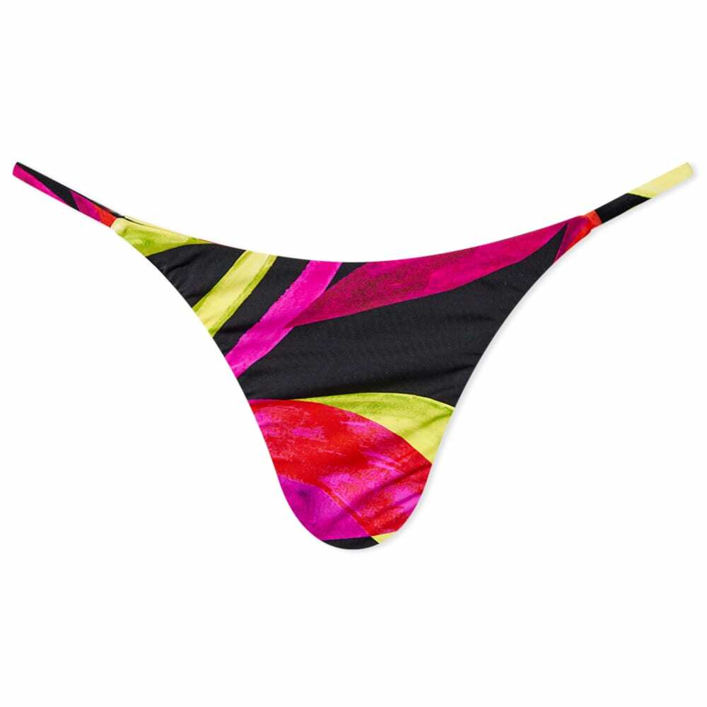 Louisa Ballou Women's Bikini Bottoms in Electric Pink Flower Louisa Ballou