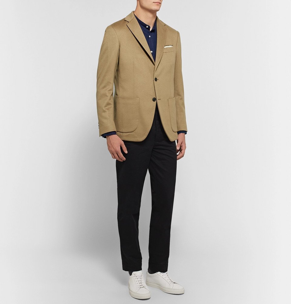 Altea - Camel Cashmere Blazer - Men - Camel Altea