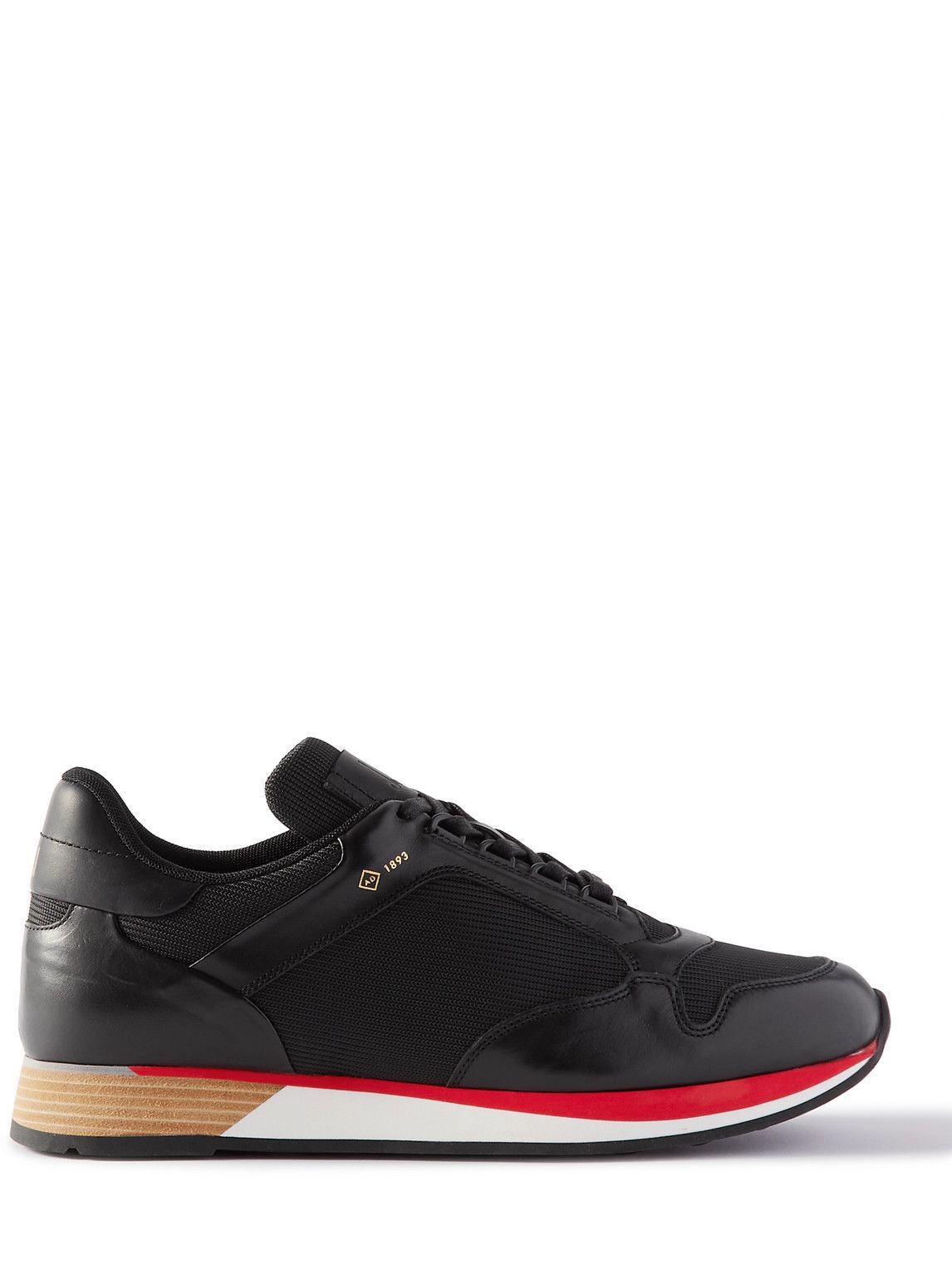 Dunhill - Duke Mesh and Leather Sneakers - Black Dunhill