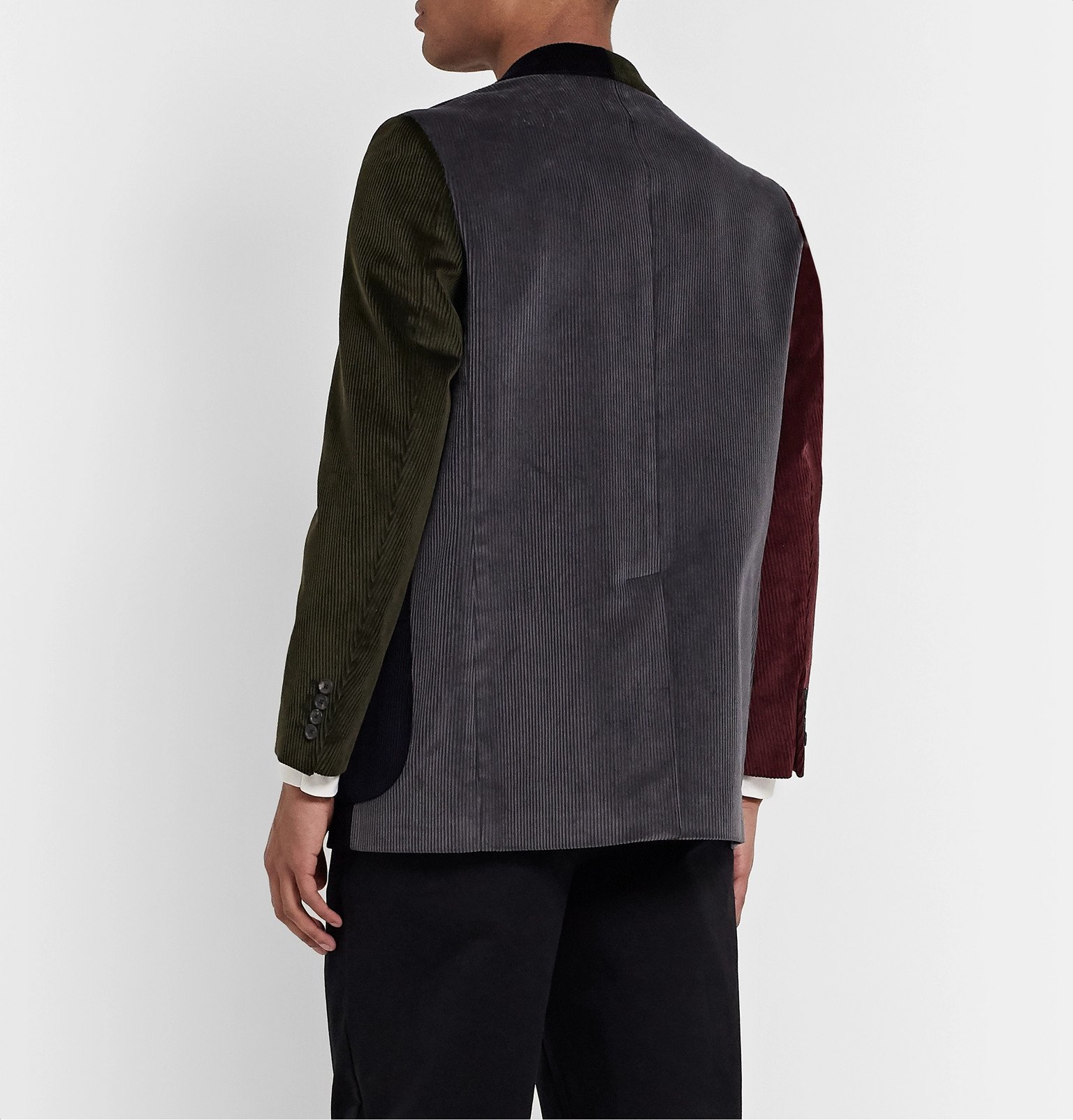 Noah - Colour-Block Cotton-Corduroy 