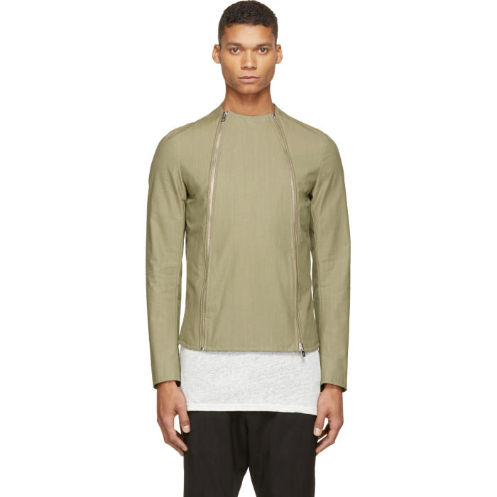 asymmetrical zip jacket