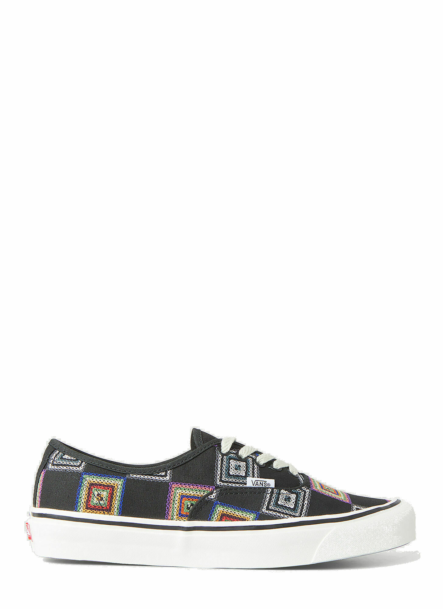 UA Authentic 44 DX Granny Check Sneakers in Black Vans