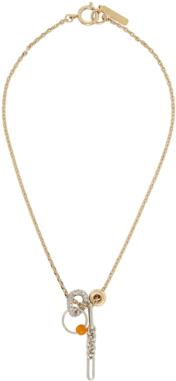 Justine Clenquet Gold and Silver Jane Choker Justine Clenquet