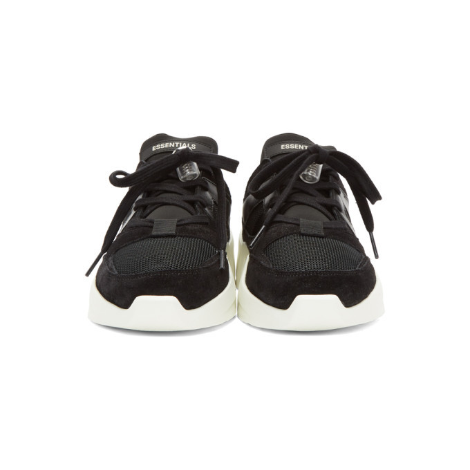 Essentials SSENSE Exclusive Black Backless Sneakers Essentials