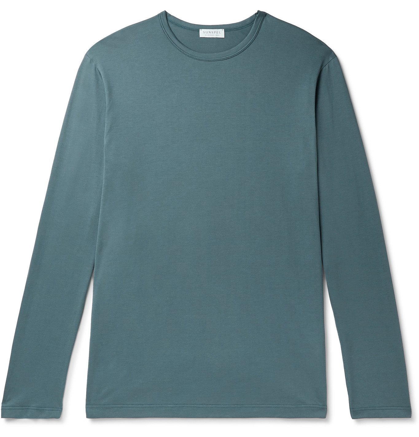 Sunspel CottonJersey TShirt Blue Sunspel