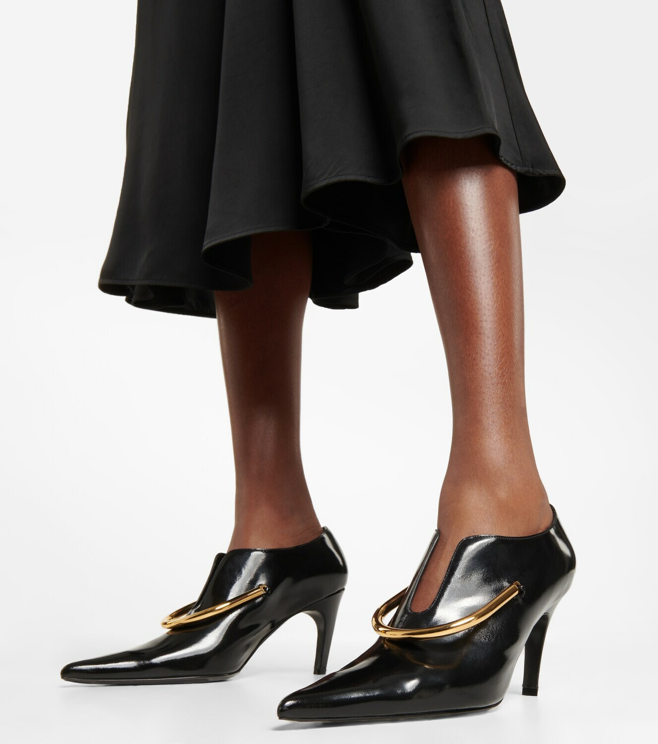 jil sander leather pumps