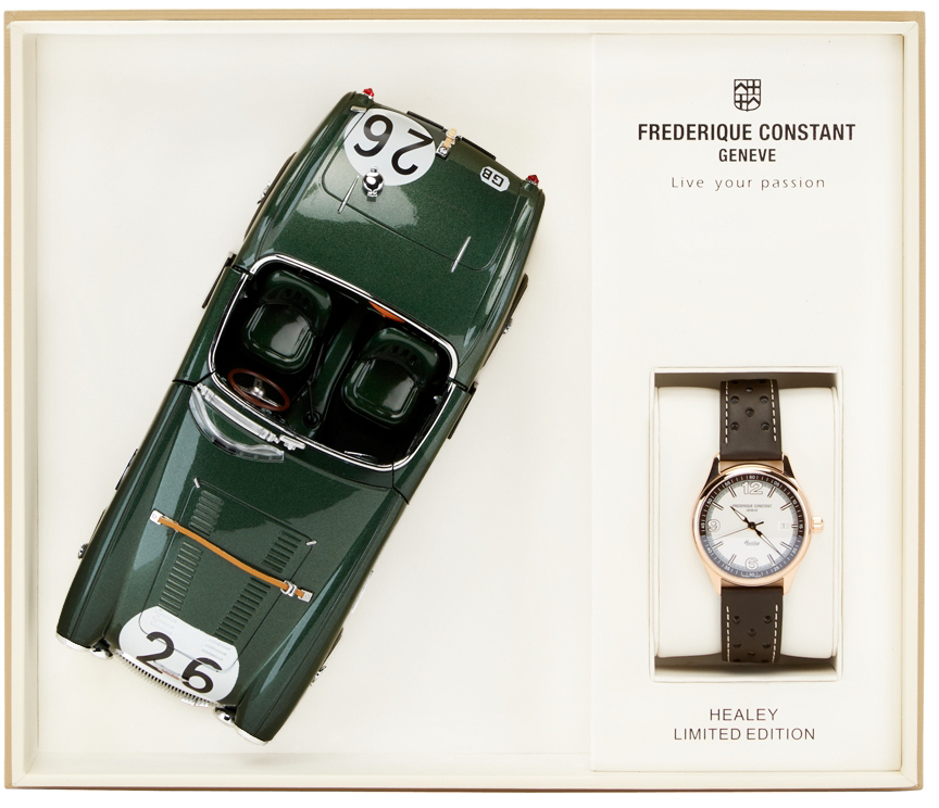 Frédérique Constant Gold & Brown Healey Edition Vintage Rally Automatic Watch