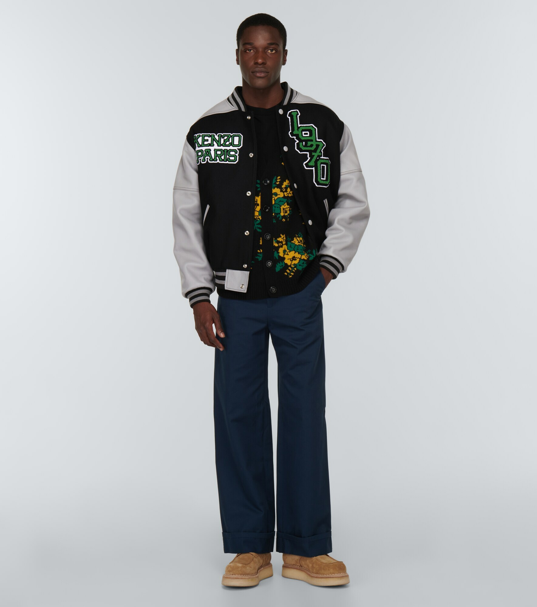 Kenzo Off White Cotton Varsity Tiger Dress main image 0