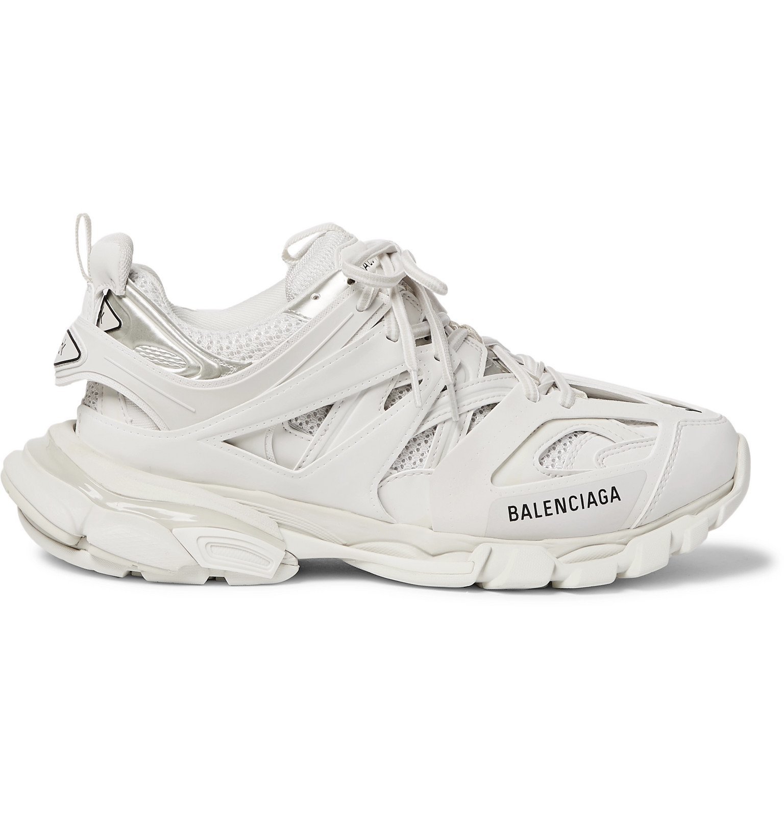 Balenciaga - Track Nylon, Mesh and Rubber Sneakers - White Balenciaga