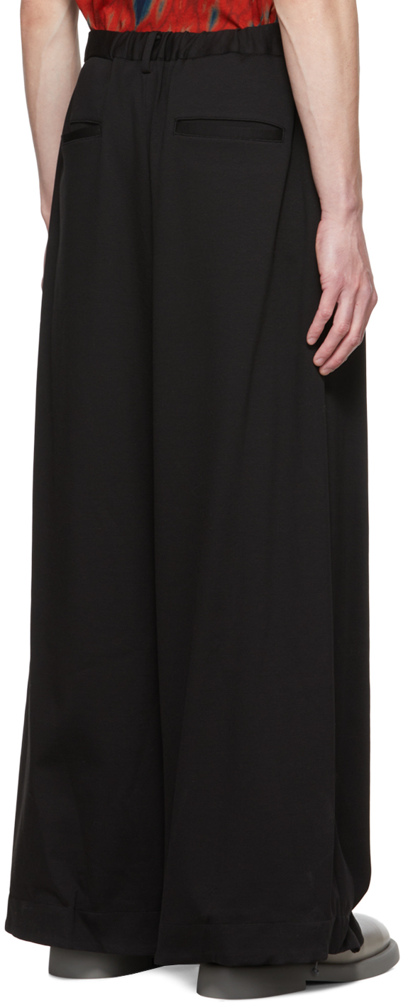 TAAKK Black Pleated Trousers TAAKK