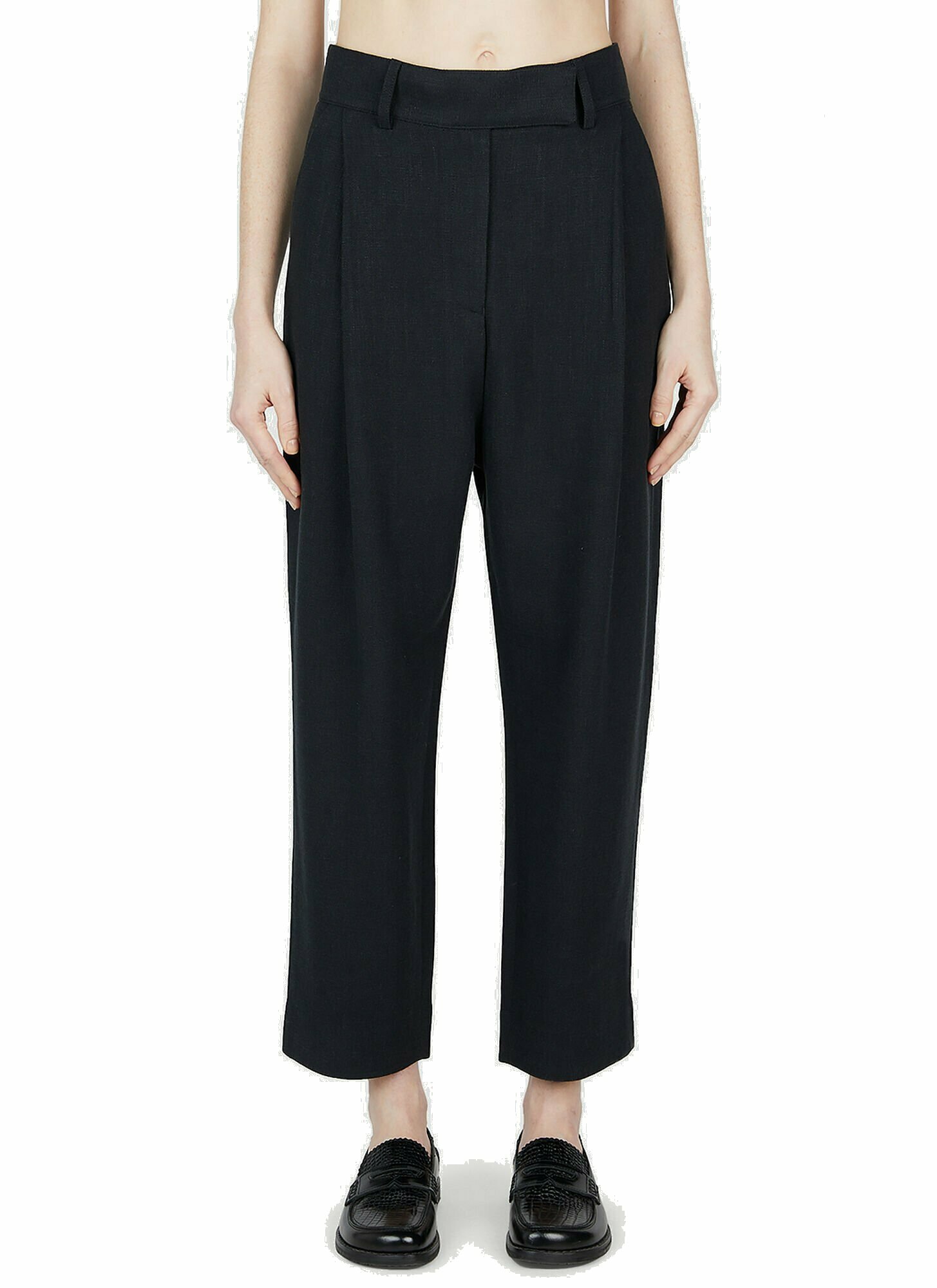 TOTEME - Pleated Pants in Black Toteme