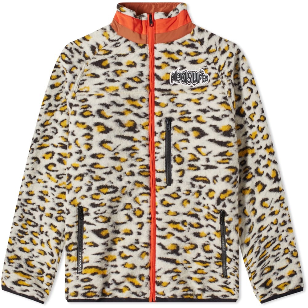 cheetah zip up jacket