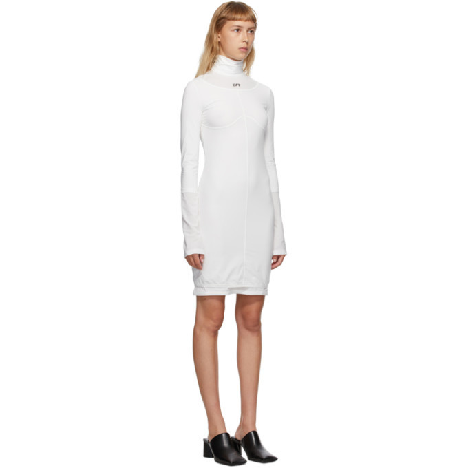 off white second skin dress