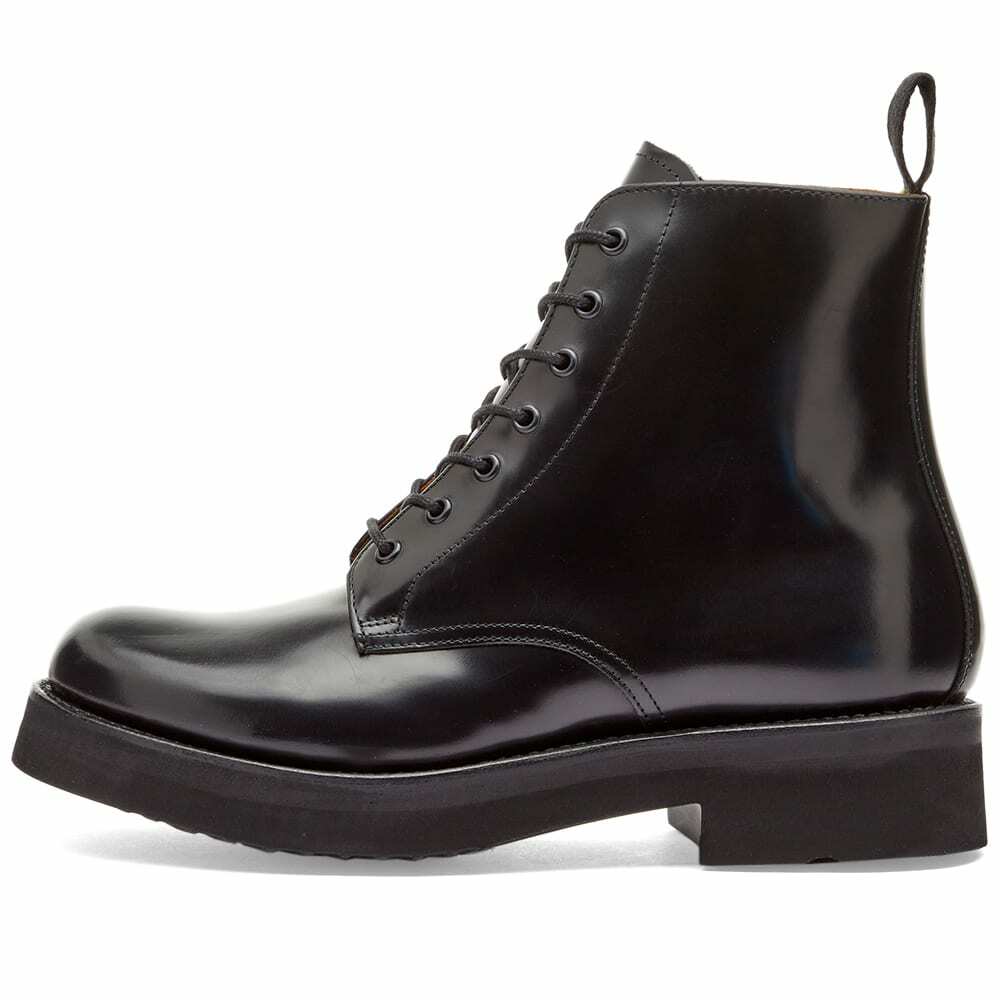 Grenson Women's Denver Platform Lace Ankle Boot in Black Grenson