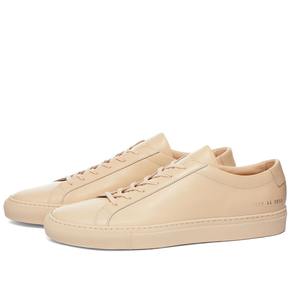 Photo: Common Projects Men's Original Achilles Low Sneakers in Nude