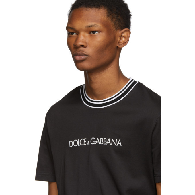 Dolce and Gabbana Black Bird of Paradise T-Shirt Dolce & Gabbana