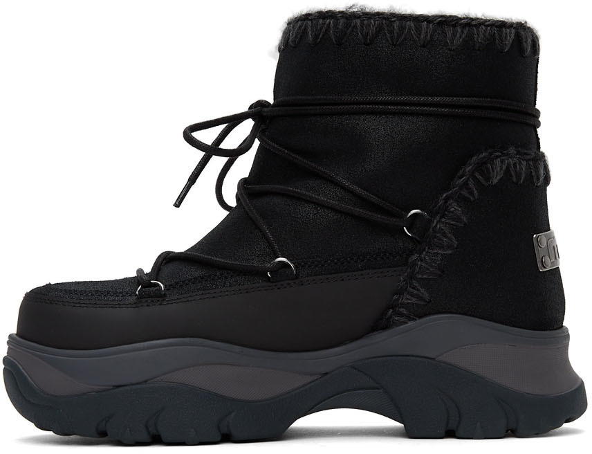 mou lace up sneaker boot