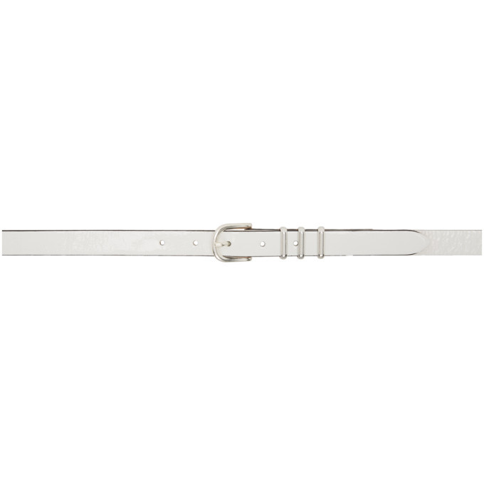 rag and bone white belt