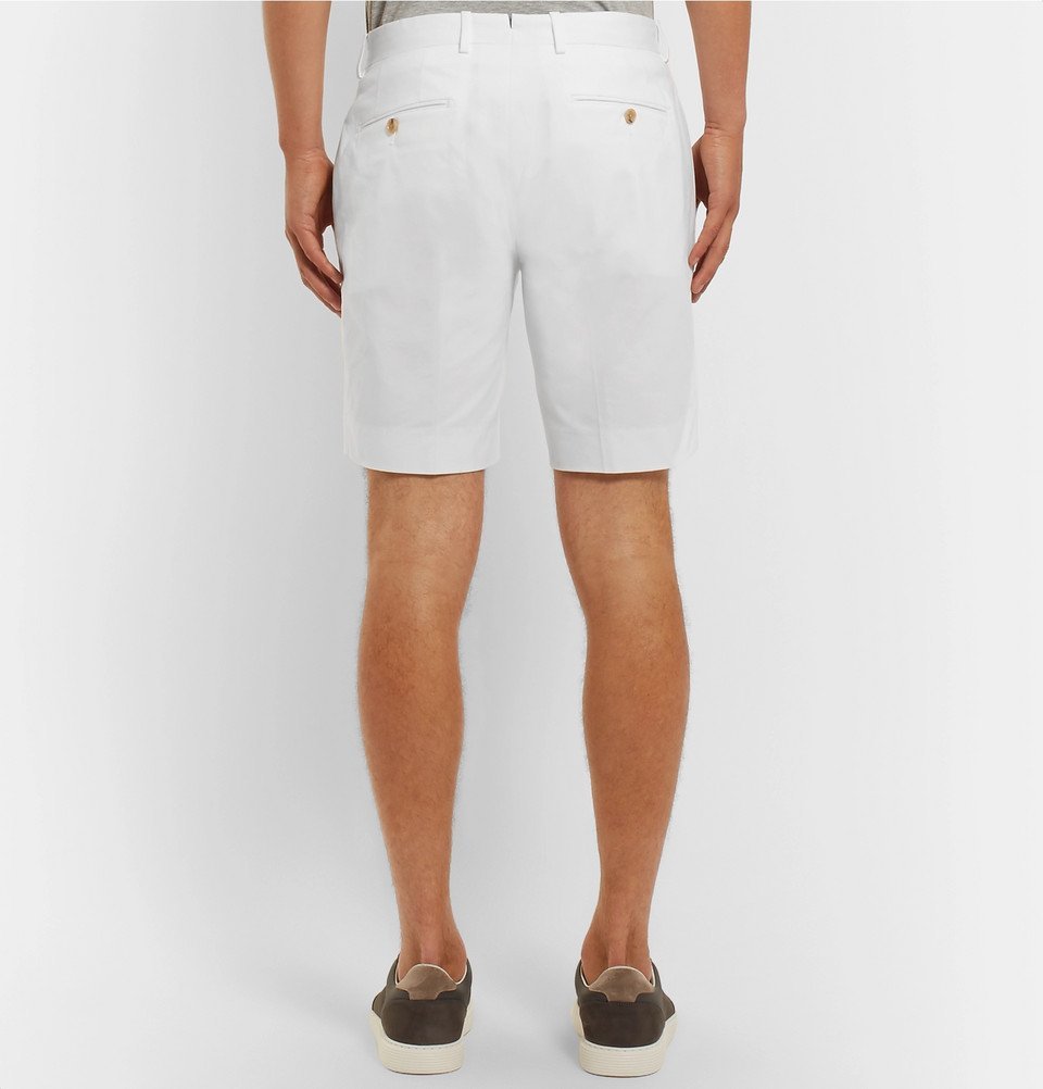 Ralph Lauren Purple Label - Knightsbridge Stretch-Cotton Shorts - Men -  White Ralph Lauren Purple Label