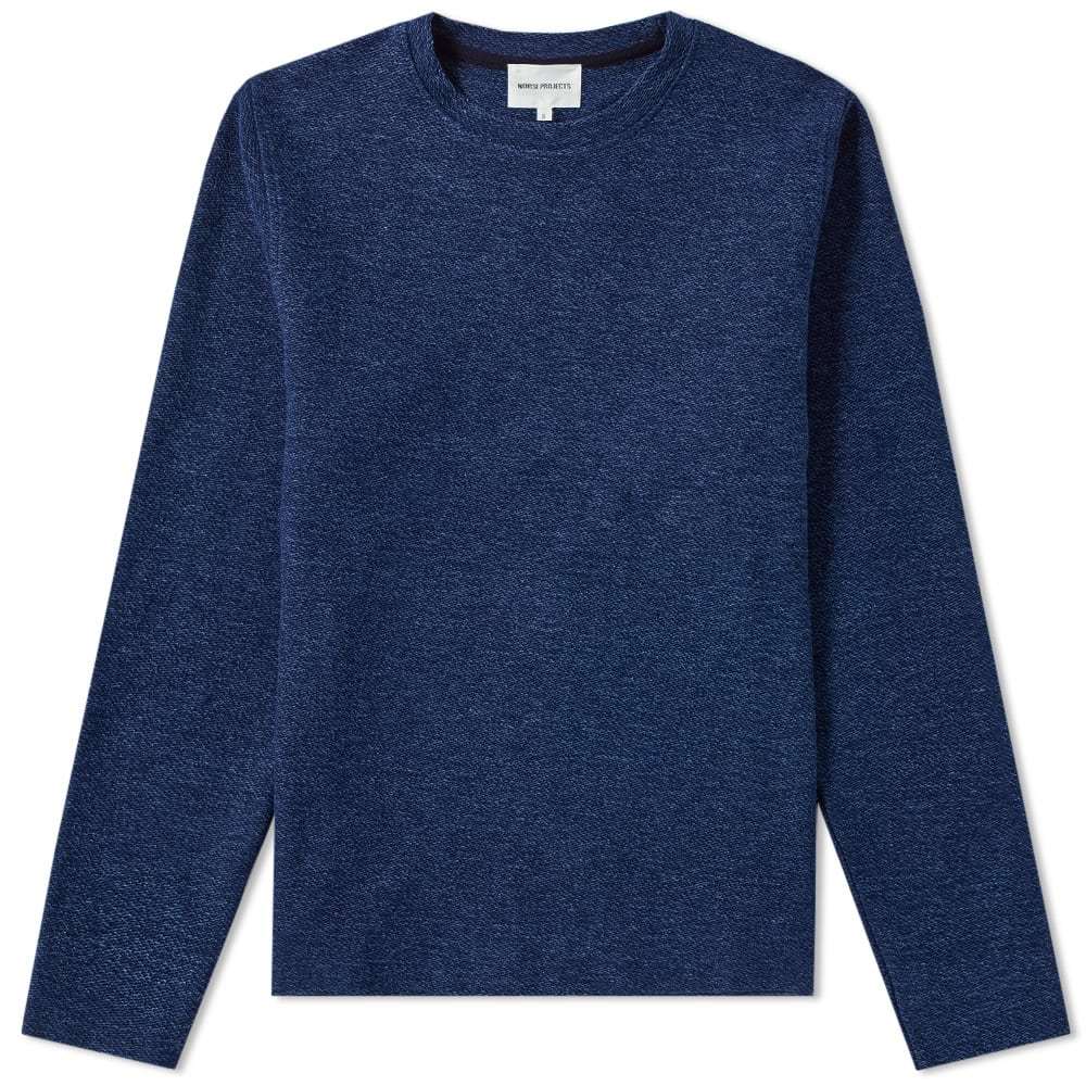 Norse Projects Halfdan Indigo Sweat Blue Norse Projects