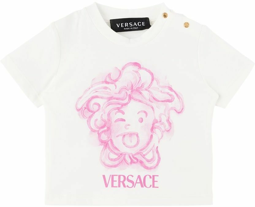 Versace Baby White Medusa T-Shirt Versace