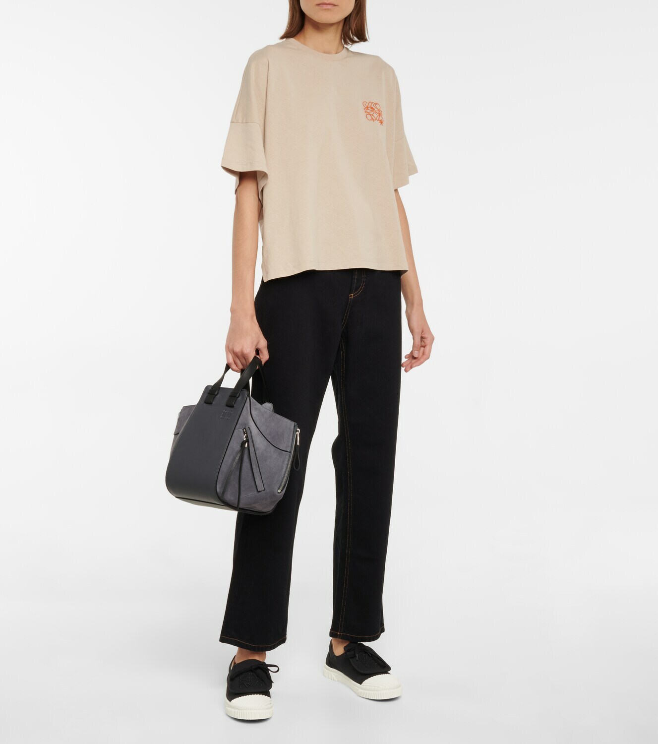 Loewe - Flap canvas sneakers Loewe