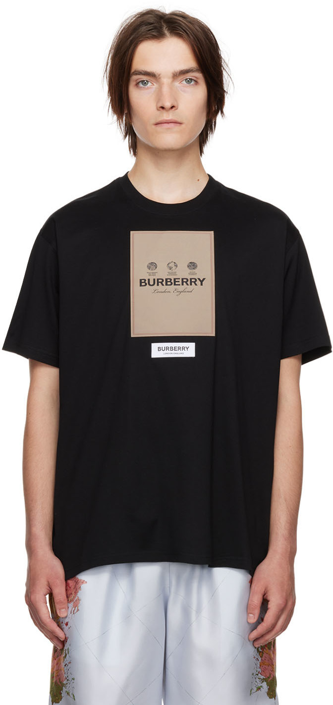 Burberry Black Sergio T Shirt Burberry