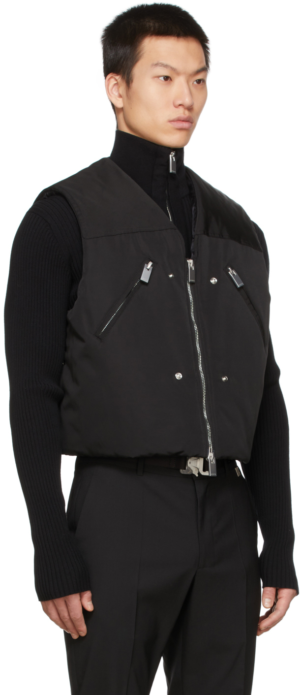 1017 ALYX 9SM Black Zip Vest