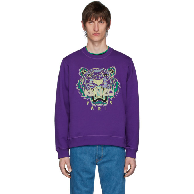 purple kenzo sweater
