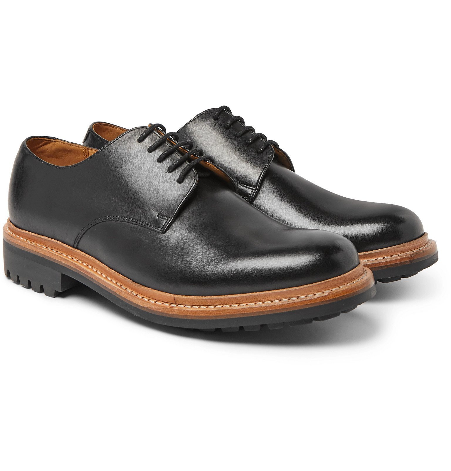 Grenson - Curt Leather Derby Shoes 