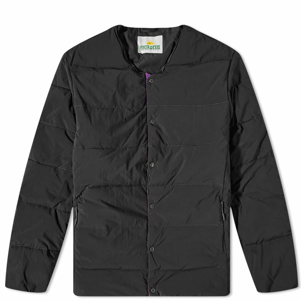 Hikerdelic Men's Quilted Liner Jacket in Black Hikerdelic