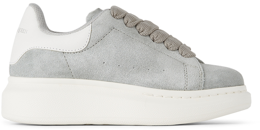 Alexander McQueen Kids Grey Oversized Sneakers Alexander McQueen