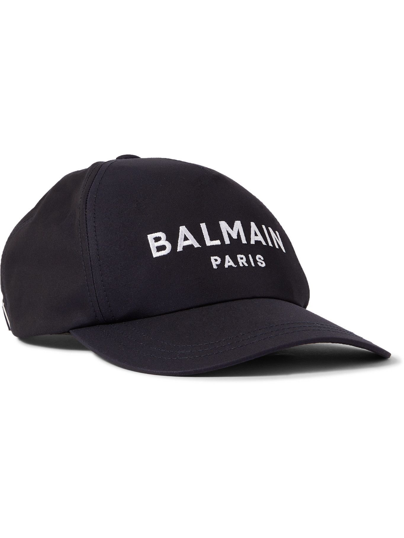 BALMAIN - Logo-Embroidered Cotton-Twill Baseball Cap Balmain