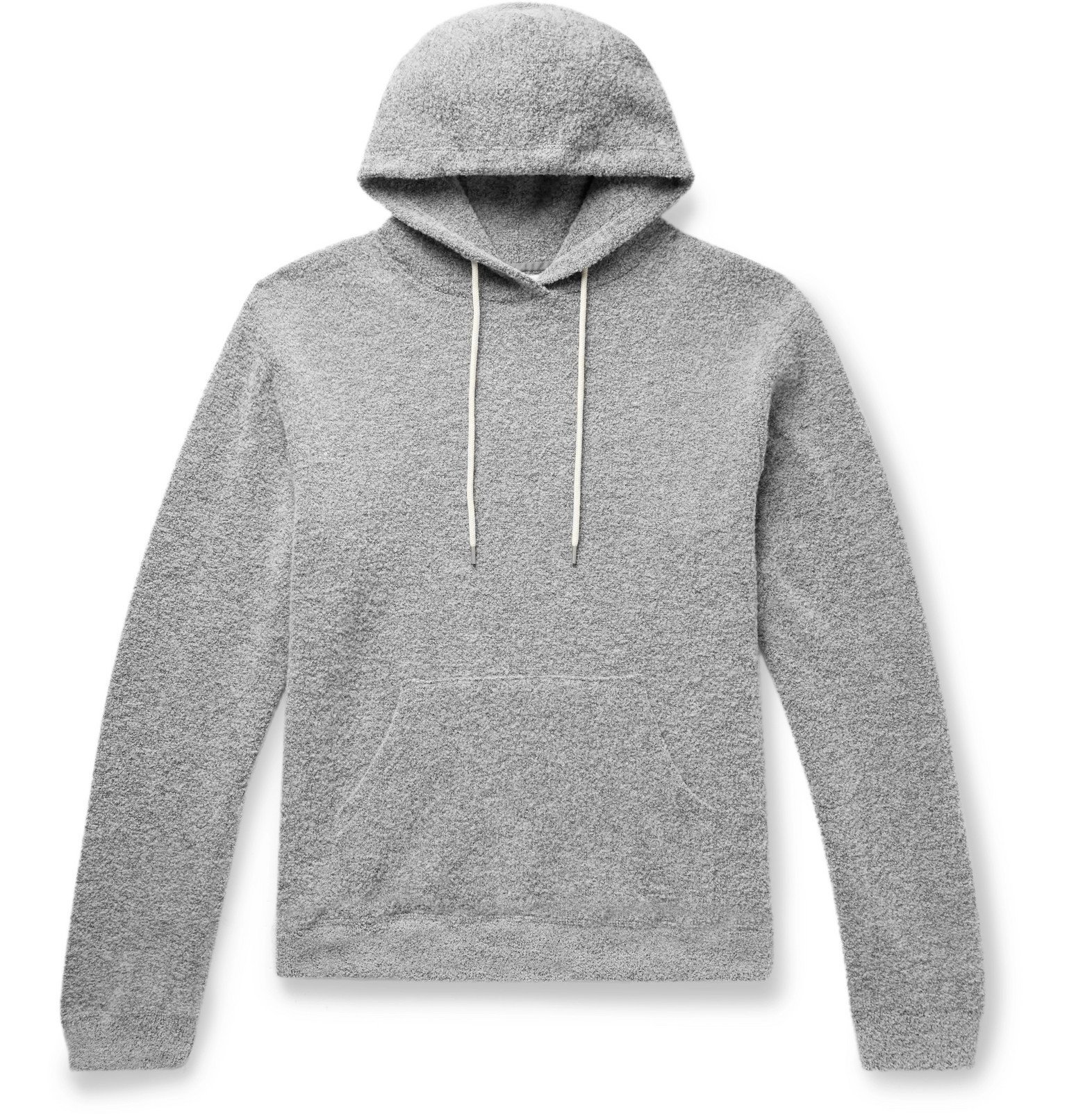 John Elliott - Beach Bouclé Hoodie - Gray John Elliott