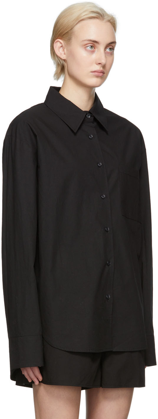 The Frankie Shop Black Lui Shirt The Frankie Shop