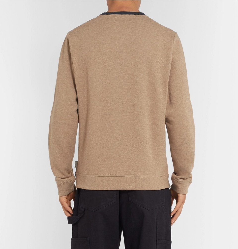 Oliver Spencer - Robin Fleece-Back Cotton-Jersey Sweatshirt - Men - Tan
