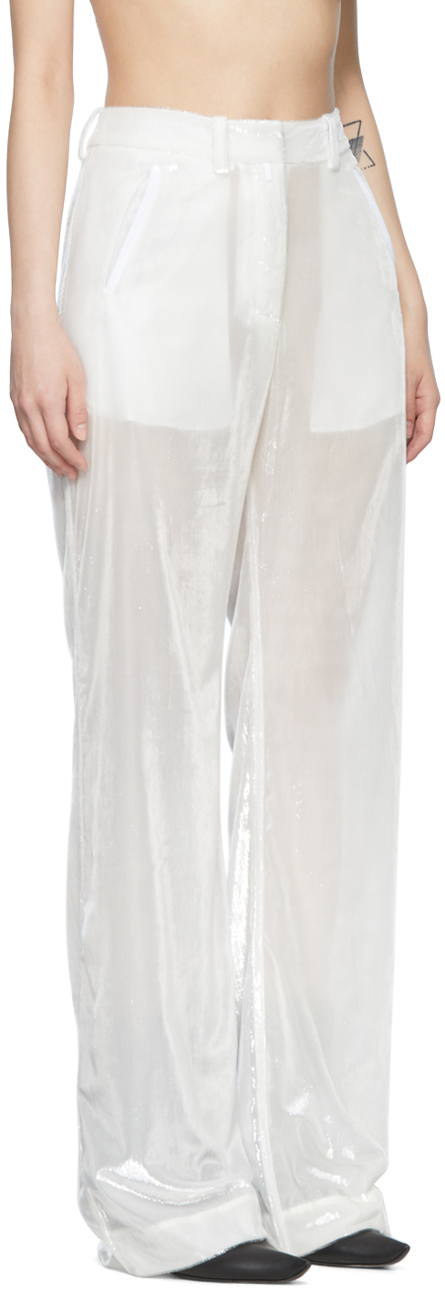 032c White 'The Magic Pants' Trousers