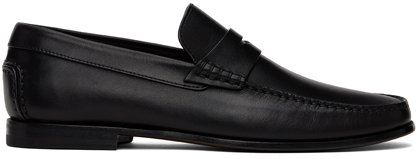 Santoni Black Ikangia Loafers Santoni