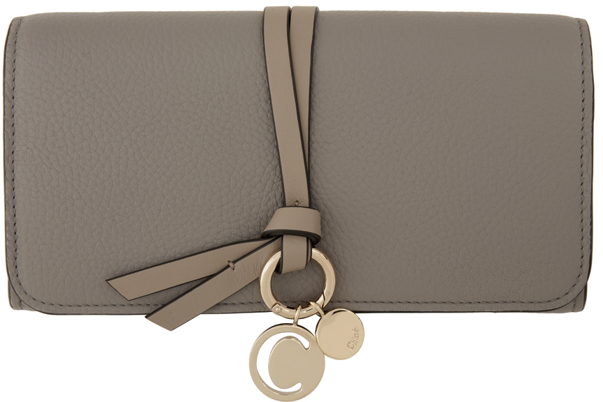 Chloé Grey Long Alphabet Wallet Chloe